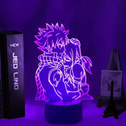 Fairy tail  veilleuse 16 couleurs lampe led decoration manga natsu