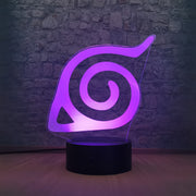 lampe 3D Naruto Logo