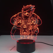 Lampe 3D Naruto Kakashi Hatake & Les Enfants