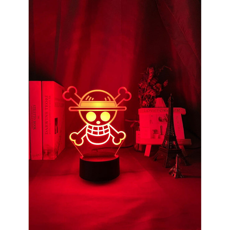 Lampe 3D One Piece Logo