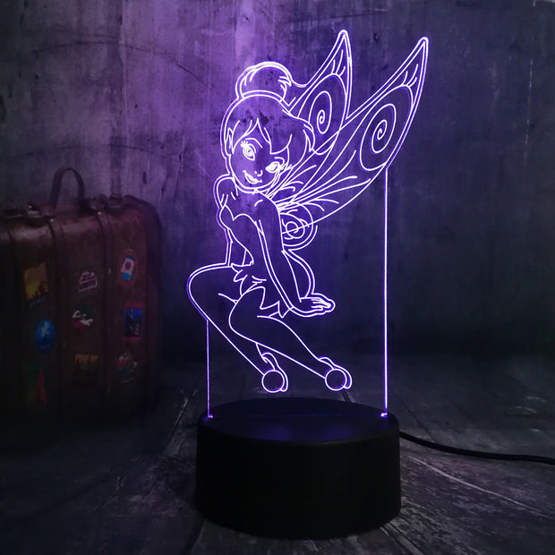 Lampe 3D Disney Fée Clochette