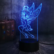 Lampe 3D Disney Fée Clochette