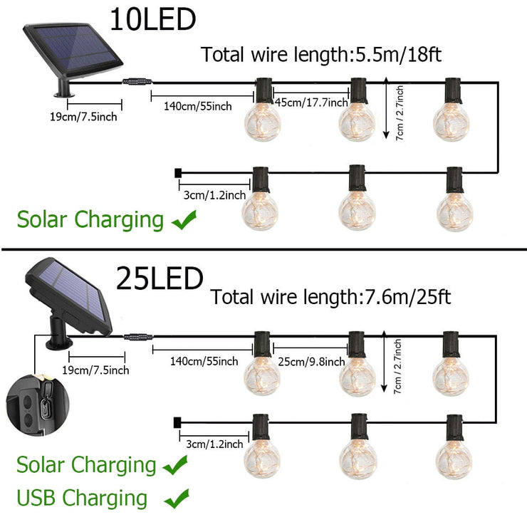 Guirlande Guinguette LED Extérieur