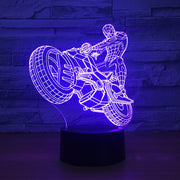 Lampe 3D Marvel Spiderman Moto