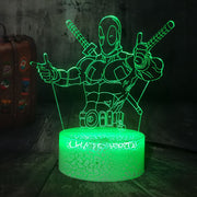 Lampe 3D Marvel Deadpool