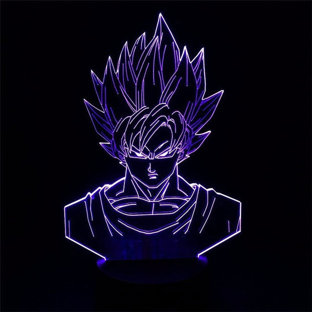 Lampe 3D Dragon Ball Z Goku Super Saiyan