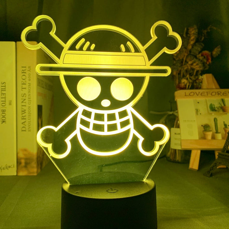 Lampe 3D One Piece Logo