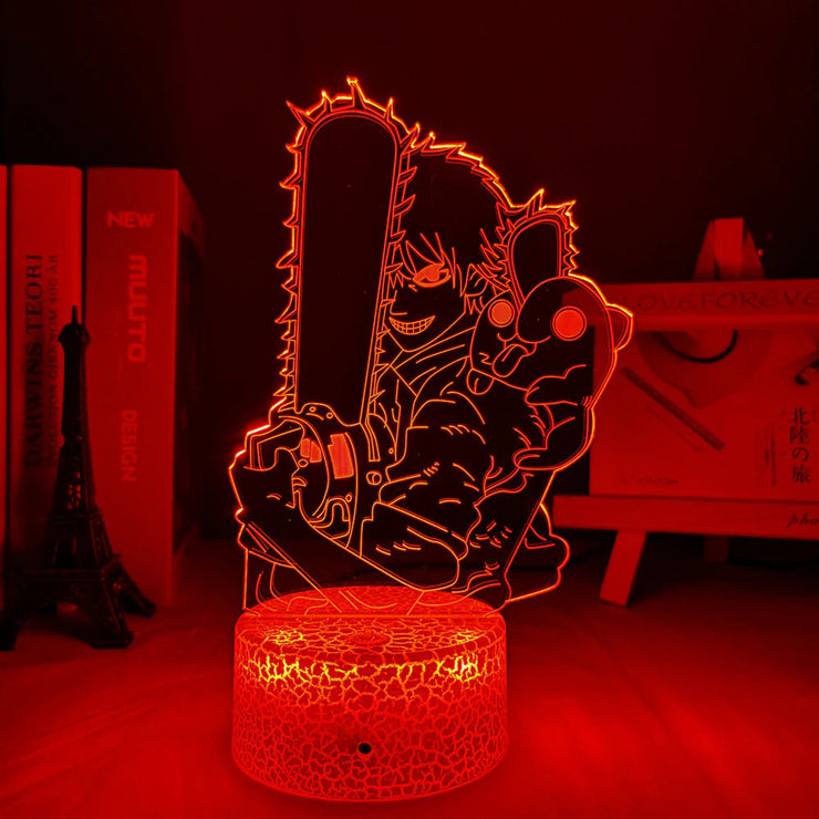 Lampe 3D Manga "Chainsaw Man" Pochita & Denji