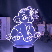 Lampe 3D Le Roi Lion Simba