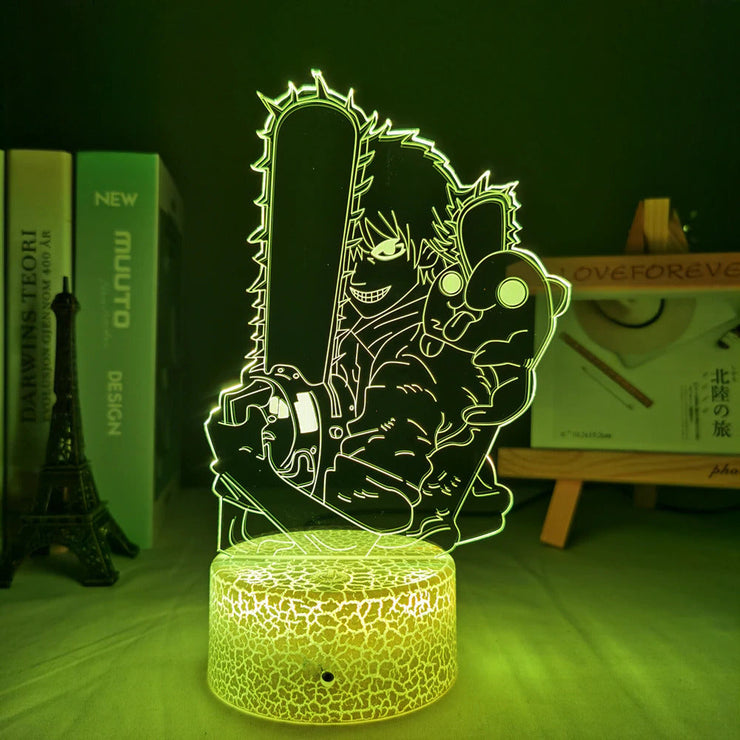 Lampe 3D Manga "Chainsaw Man" Pochita & Denji