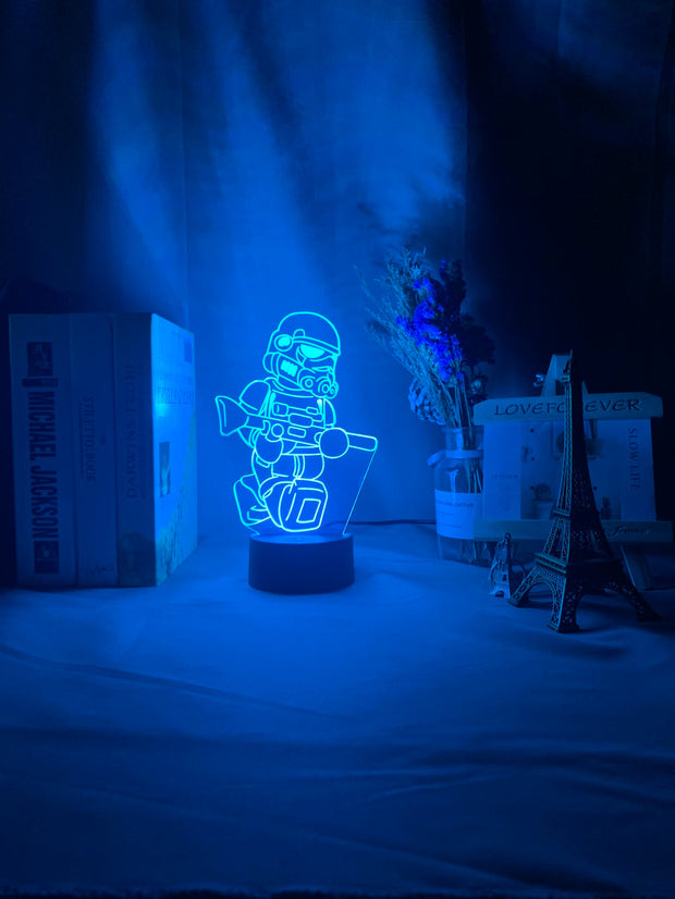 Lampe 3D Star Wars Bébé Stormtrooper