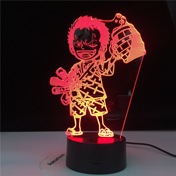 Lampe 3D One Piece Zoro Bébé