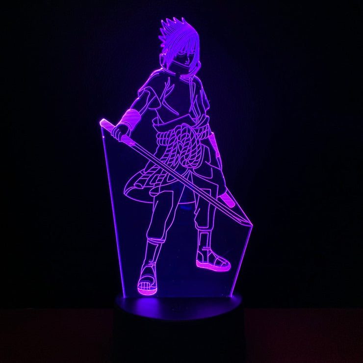 Lampe 3D Naruto Sasuke