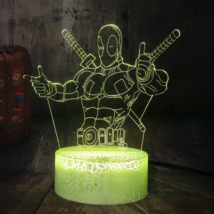 Lampe 3D Marvel Deadpool