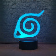 lampe 3D Naruto Logo