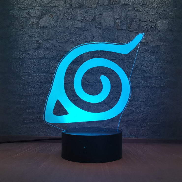 lampe 3D Naruto Logo