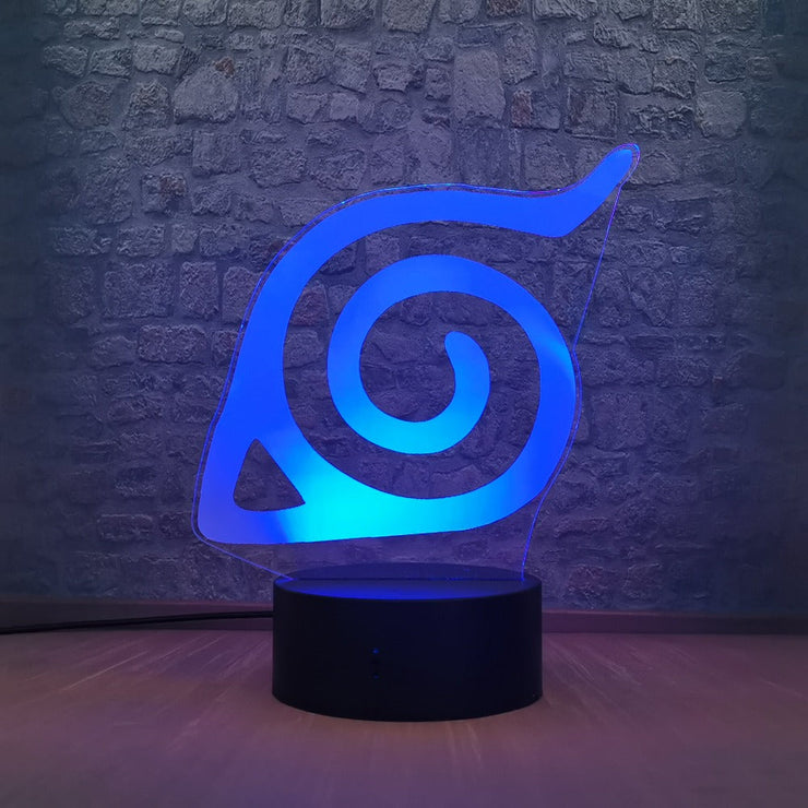 lampe 3D Naruto Logo