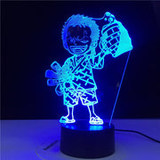 Lampe 3D One Piece Zoro Bébé