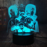 Lampe 3D Naruto Toute L'Equipe