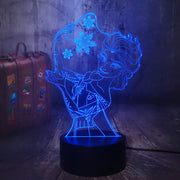 Lampe 3D La Reine Des Neiges Elsa