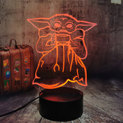 Lampe 3D Star Wars Bébé Yoda