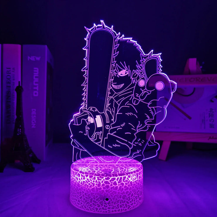 Lampe 3D Manga "Chainsaw Man" Pochita & Denji