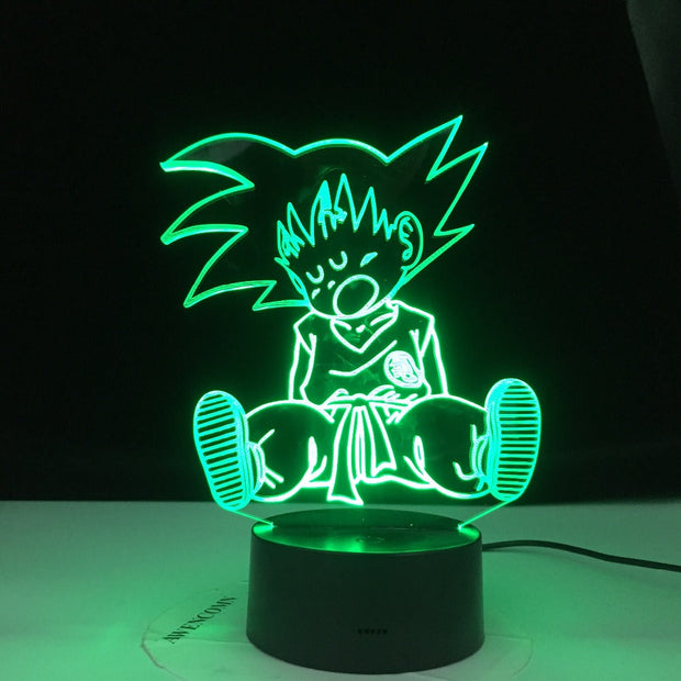 Lampe 3D Dragon Ball Z Goku Bébé