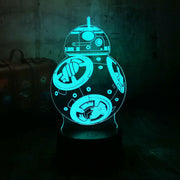 Lampe 3D Star Wars BB-8