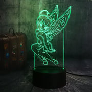 Lampe 3D Disney Fée Clochette