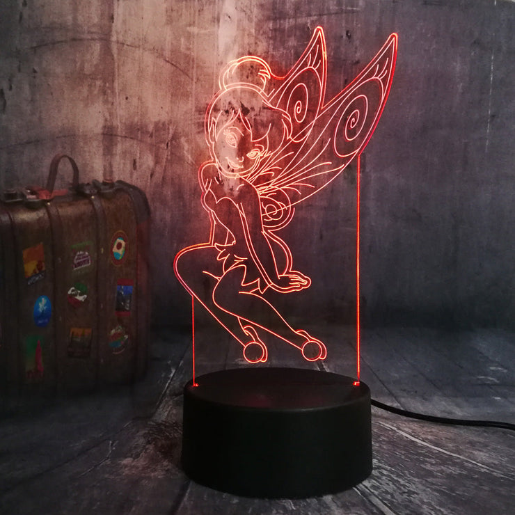 Lampe 3D Disney Fée Clochette