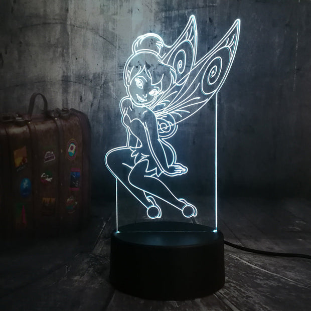 Lampe 3D Disney Fée Clochette