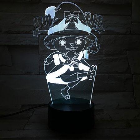 Lampe 3D One Piece Tony Chopper Réussite