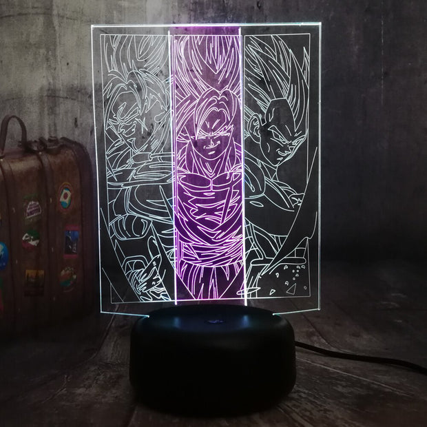 Lampe 3D Dragon Ball Z Portrait