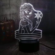 Lampe 3D Disney La Reine Des Neiges Elsa