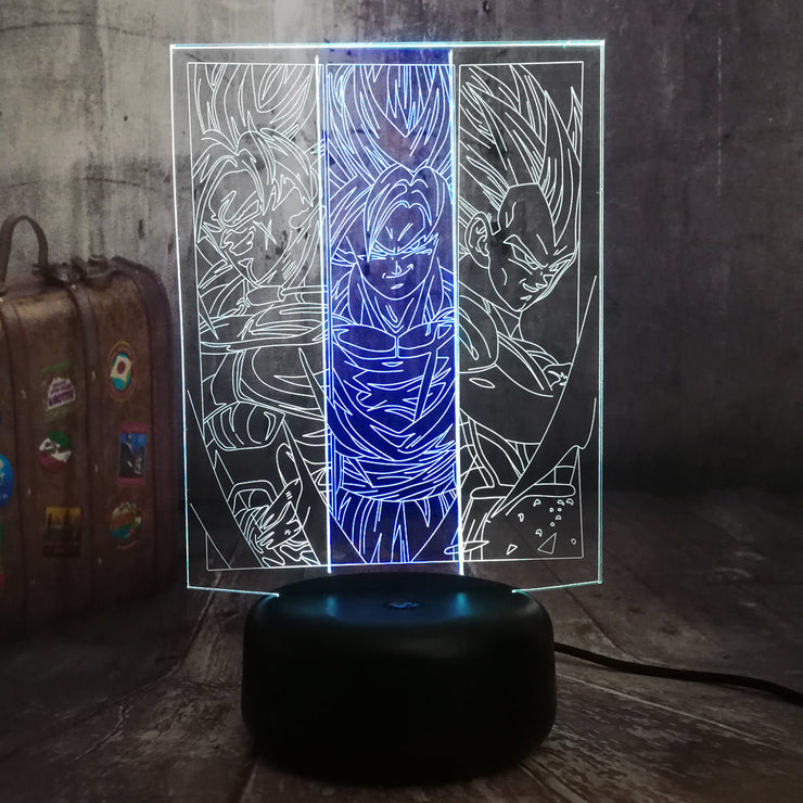 Lampe 3D Dragon Ball Z Portrait