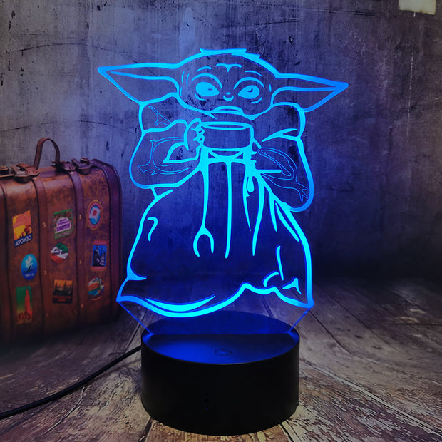 Lampe 3D Star Wars Bébé Yoda