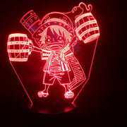 Lampe 3D One Piece Luffy Bébé