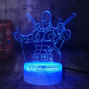 Lampe 3D Marvel Deadpool