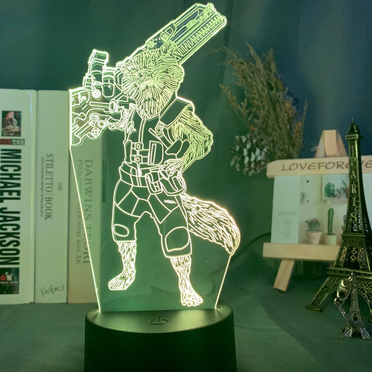 Lampe 3D Marvel Les Gardiens De La Galaxie