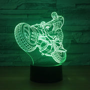 Lampe 3D Marvel Spiderman Moto