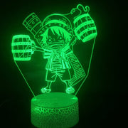 Lampe 3D One Piece Luffy Bébé