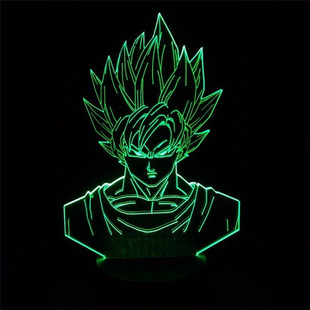 Lampe 3D Dragon Ball Z Goku Super Saiyan