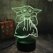 Lampe 3D Star Wars Bébé Yoda