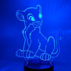 Lampe 3D Le Roi Lion Nala