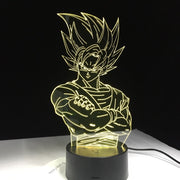 Lampe 3D Dragon Ball Z Végéta Super Saiyan