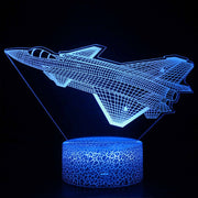 Lampe 3D Avion De Chasse