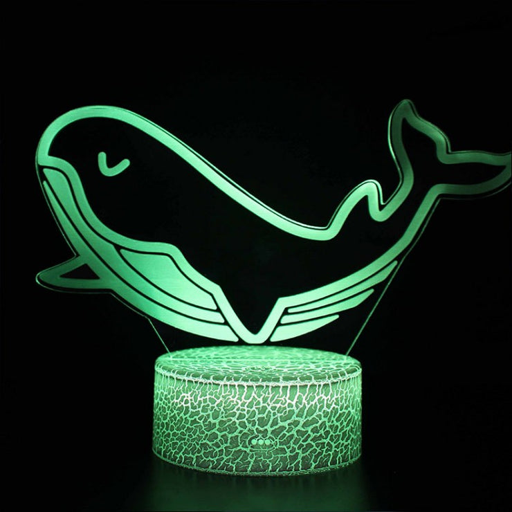 Lampe 3D Baleine