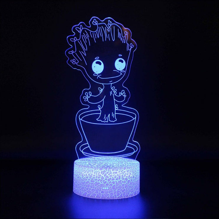 Lampe 3D Marvel Les Gardiens De La Galaxie Bébé Groot