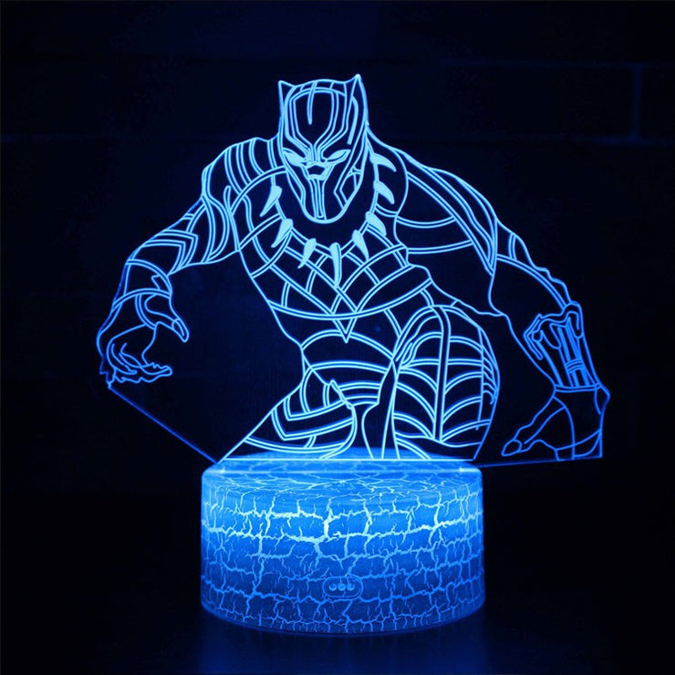 Lampe 3D Marvel Black Panther