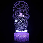 Lampe 3D Star Wars Chewbacca Nourrisson